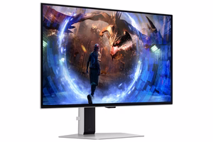 Samsung G60SD monitors 68,6 cm (27") 2560 x 1440 pikseļi Quad HD OLED sudrabs