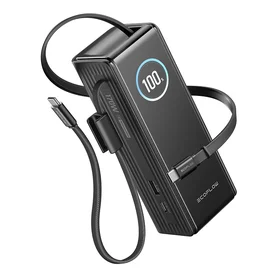 EcoFlow RAPID Powerbank 25000mAh, 170W (iebūvēti 100W kabeļi).