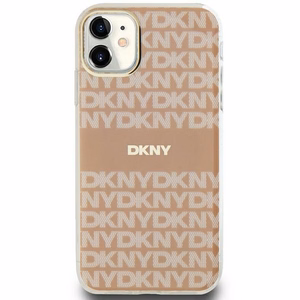 DKNY IML Mono & Stripe MagSafe чехол для iPhone 11 / Xr - розовый