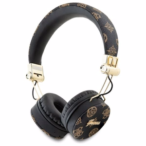 Накладные наушники Guess Bluetooth ENC GUBH70EPOSMK чёрные Peony Script Round Shape