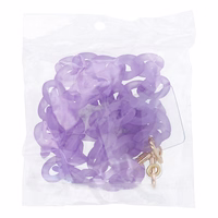 PANAMA LONG tālruņa siksniņa, piekariņš / auklas garums 80 cm (40 cm cilpā) / uz kakla – violets