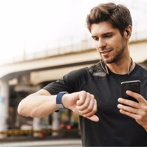 DUX DUCIS MIXTURE PRO elastīgā pītā pulksteņa siksna Apple Watch 38/40/41 mm zila