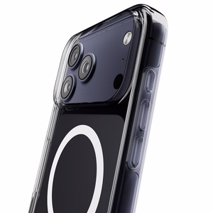 Puro Impact caurspīdīgs D3O TPU+PC magnētiskais viedtālruņa apvalks iPhone 17 Pro Max - caurspīdīgs