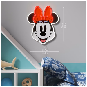 Neon Yellowpop Disney Minnie Printed     Face