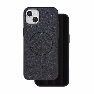 Mirdzošs plāns magnētiskais viedtālruņa apvalks iPhone 13 6,1" melns