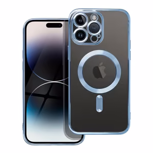 Чехол для iPhone 13 PRO Electro Mag Cover совместимый с MagSafe синий