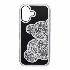 TEDDY BEAR viedtālruņa apvalks IPHONE 17 sudraba