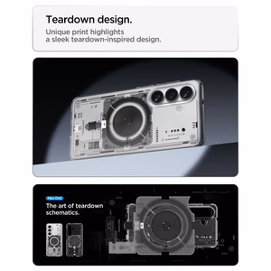 Spigen Ultra Hybrid Mag MagSafe maciņš priekš Samsung Galaxy S26+ Neo One - caurspīdīgs