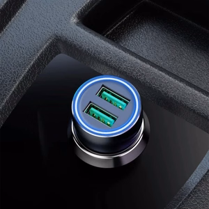 Car Charger Dudao "R4+" Grey 18W (3xQC3.0)