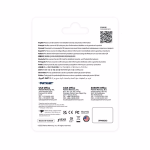 Patriot Memory Tab T560 64GB USB zibatmiņa Dual USB 120MB/s (PS64GT560DS5D) sudraba