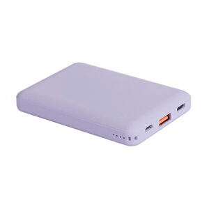 Portatīvais lādētājs Uniq Fuele mini 8000mAh USB-C 18W PD ātra uzlāde - lavandas