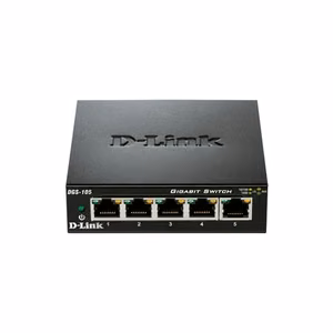 D-Link DGS-105/E – 5 portu Gigabit nepārvaldāms galda tīkla komutators