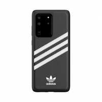 Adidas OR veidots PU apvalks Samsung Galaxy S20 Ultra - melns un balts