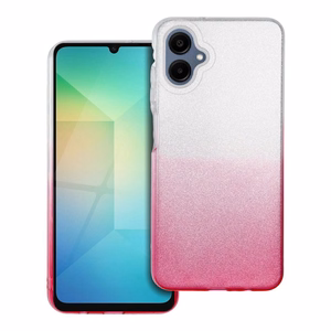 SHINING viedtālruņa apvalks SAMSUNG A06 5G caurspīdīgs/rozā