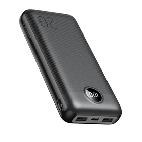 Portatīvais lādētājs VEGER 20000 mAh PD QC3.0 2A 20W L20S (VP2039PD / W2039PD) melns