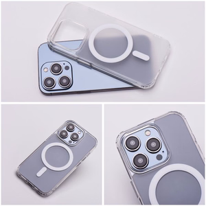 FROST MAG COVER viedtālruņa apvalks, saderīgs ar MagSafe, paredzēts SAMSUNG S25 Edge, matēti caurspīdīgā krāsā