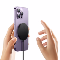 Baseus Simple Mini3 indukcijas lādētājs MagSafe 15W melns