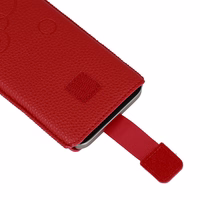 WONDER Deko viedtālruņa apvalks (izmērs XXL) Samsung S25 Ultra/S24 Ultra/M35/M23/A16 5G/Xiaomi Redmi 14C sarkans