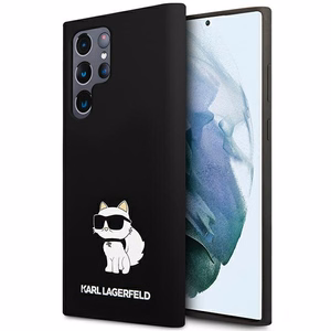 Karl Lagerfeld Silicone Choupette чехол для Samsung Galaxy S24 Ultra - чёрный