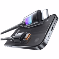 Kabelis USAMS TC Series SJ749 30W USB-C uz Lightning 1,2 m tumšs