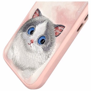 Nimmy Big Eyed Pet 2.0 Viedtālruņa apvalks priekš iPhone 16 - rozā