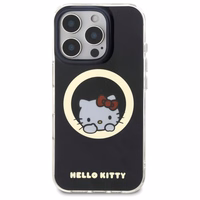 Hello Kitty IML Saldā kaķenīte magnētiskais iPhone 16 Pro viedtālruņa apvalks - melns