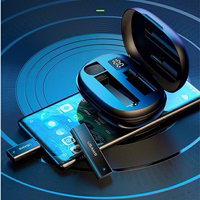 USAMS BEZVADU PIESPRAUDES MIKROFONS ENC 2.4G BEZVADU LAVALIER MIKROFONS USB-C ZB243MKF01 (US-ZB243)