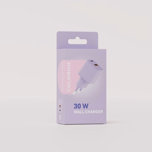 COLORUM wall lādētājs USB-A + USB-C PD 30W CLS30-AC-09 xLavenda