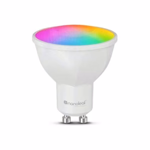 Nanoleaf Essentials Matter GU10 – 5 W RGBCW viedā spuldze ar Wi-Fi, Bluetooth un Thread