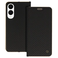 Wonder Frame oglekļa viedtālruņa apvalks Samsung Galaxy S25 Edge melns