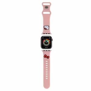 Hello Kitty silikona Kitty Head siksniņa Apple Watch 38/40/41mm - rozā