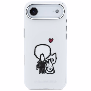 Karl Lagerfeld Karl & Choupette Back MagSafe Maciņš for iPhone Air - Clear