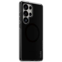 CARE by PanzerGlass Flagship Urban Combat melns QI apvalks Samsung Galaxy S25 Ultra - daļēji caurspīdīgs dūmu krāsas