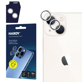 3mk HARDY objektīva aizsargstikls Apple iPhone 15 / 15 Plus - sudraba