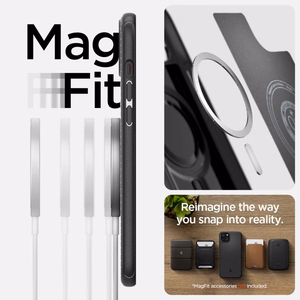Spigen Mag Armor MagSafe viedtālruņa apvalks iPhone 15 - matēti melns