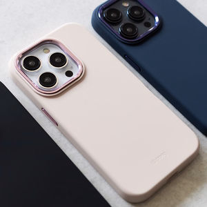 Crong Color Cover LUX Magnetic vāciņš ierīcei iPhone 15 Pro, saderīgs ar MagSafe, tumši zils