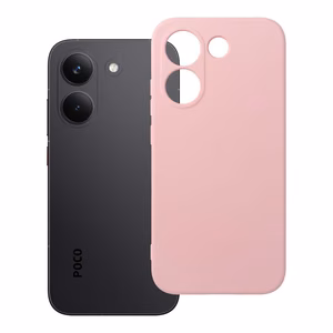 Pūderrozā silikona vāciņš modelim Poco X8 Pro 5G