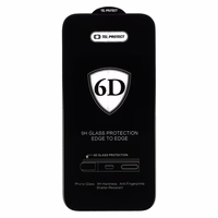 Tel Protect Full Glue 6D aizsargstikls IPHONE 13 PRO MAX melns