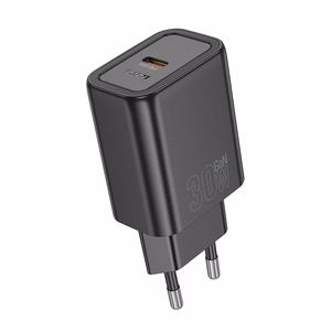 Lādētājs Hoco N62 30W GaN USB-C melns
