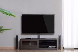 Gembird TVS-D55S-01 Tabletop TV stand (swivel), 23" - 55", melns