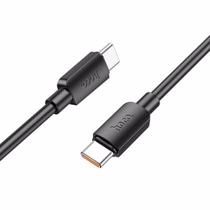 Cable USB C to USB C Hoco PD 6A 100W 1 m X96 black