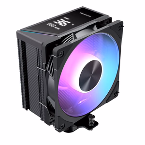 MODECOM Volcano 0C T102 LCD ARGB procesora gaisa dzesētājs 12 cm melns