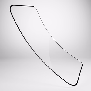 Puro Elastīgais Stikls D3O Hibrīda Stikls ar Melnu Rāmi iPhone 16 Pro