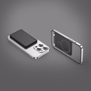 Forcell F-Energy Slim F5K9 ārējais akumulators, saderīgs ar MagSafe, 5000 mAh, 15 W, QC 4.0, PD 3.0, melns
