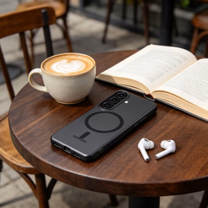 Tech-Protect MagSlim MagSafe Maciņš for Samsung Galaxy S26 - Matēts melns
