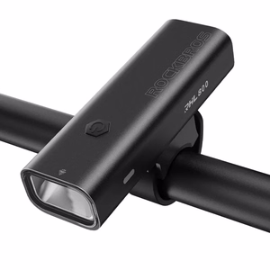 Rockbros 24710012001 priekšējais velosipēda lukturis 800 lm + USB-C - USB-A kabelis - melns