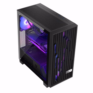 MODECOM VOLCANO PERUN APEX ARGB MIDI datora korpuss, melns