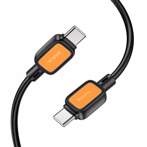 Кабель USB C to USB C Hoco 3A 60W 1 m X108 черный