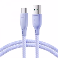 USB Kabelis Joyroom "SA34-AC6" violets "Type-C" 100cm (līdz 100W)