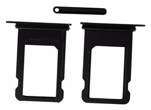 SIM card holder priekš iPhone 8/SE 2020/SE 2022 melns original (used Grade A)